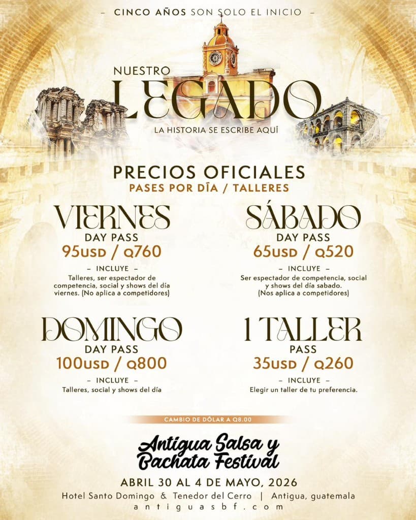 Antigua Salsa y Bachata Festival 2026 (4/7)