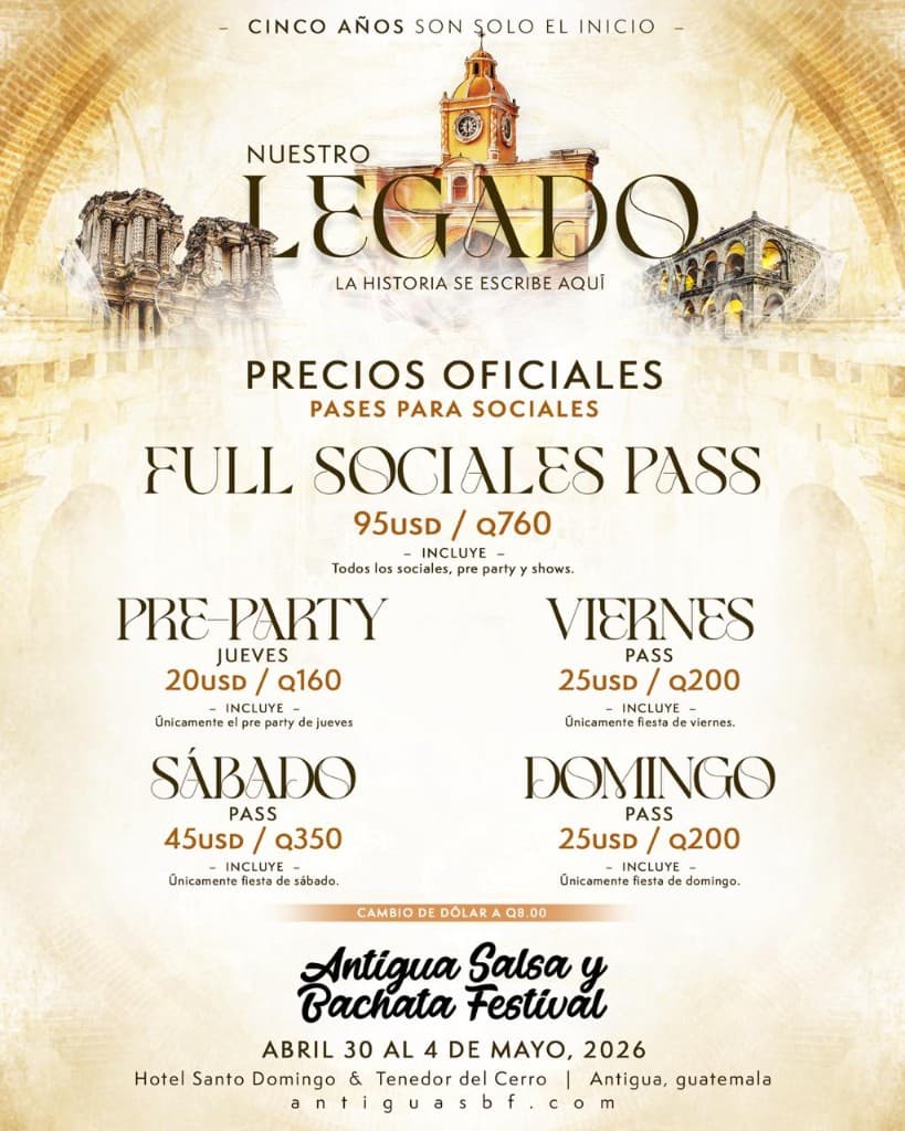 Antigua Salsa y Bachata Festival 2026 (3/7)