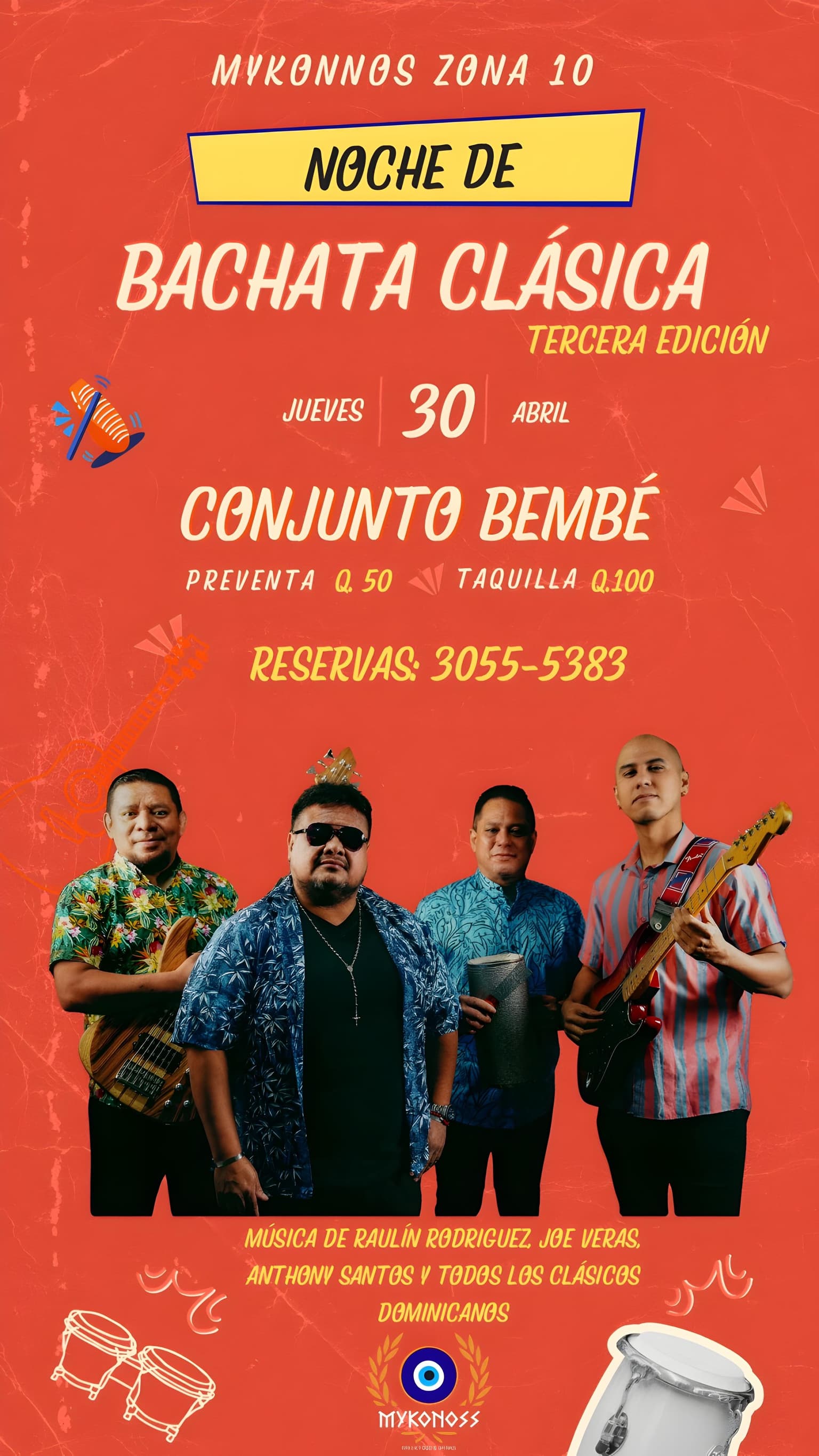 Noche de Bachata Clásica Tercera Edición