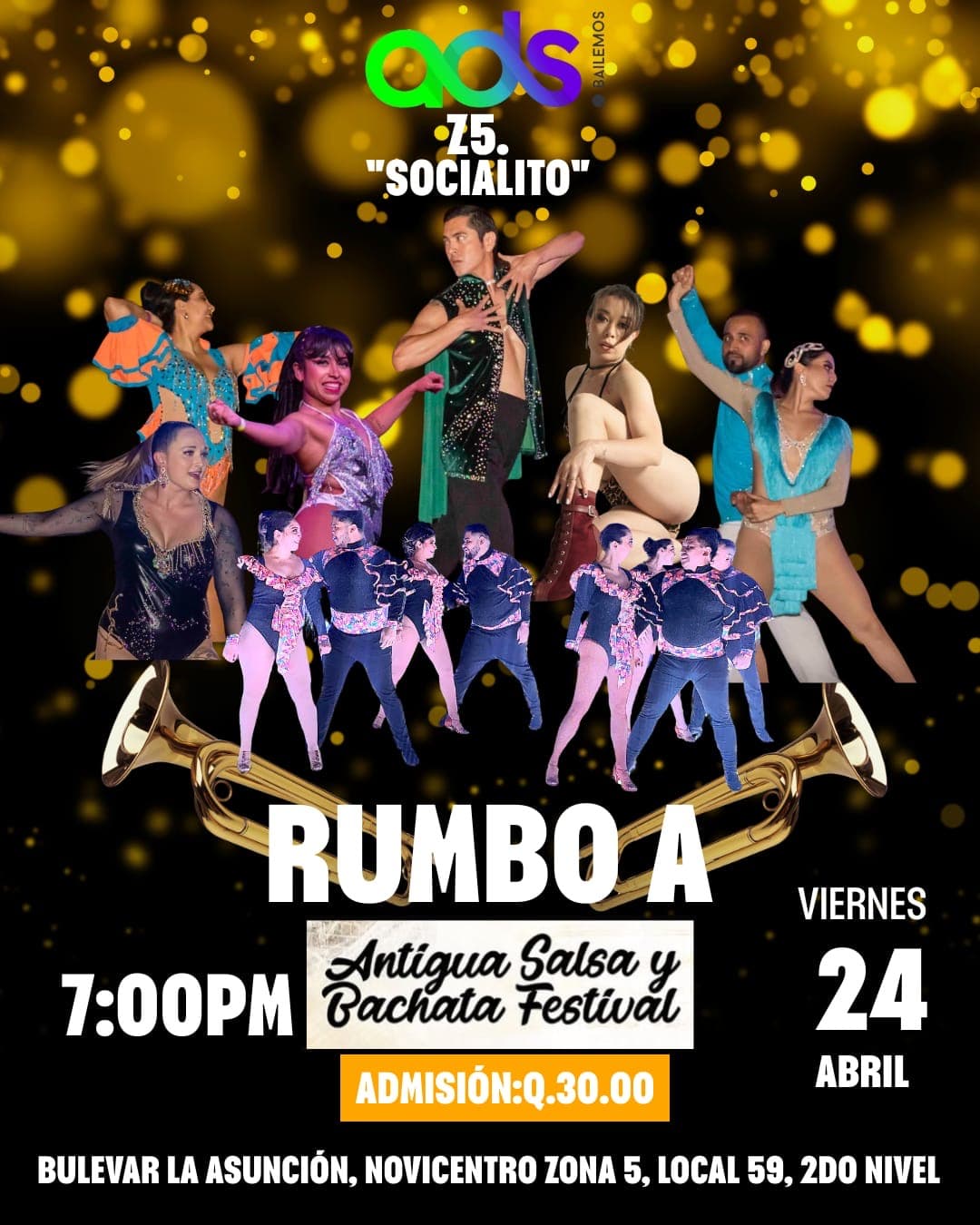 SOCIALITO - Rumbo a Antigua Salsa y Bachata Festival