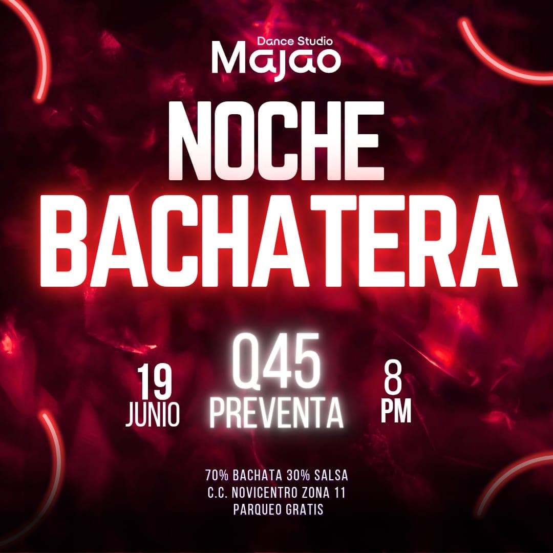 Bachata Night at Majao Dance Studio