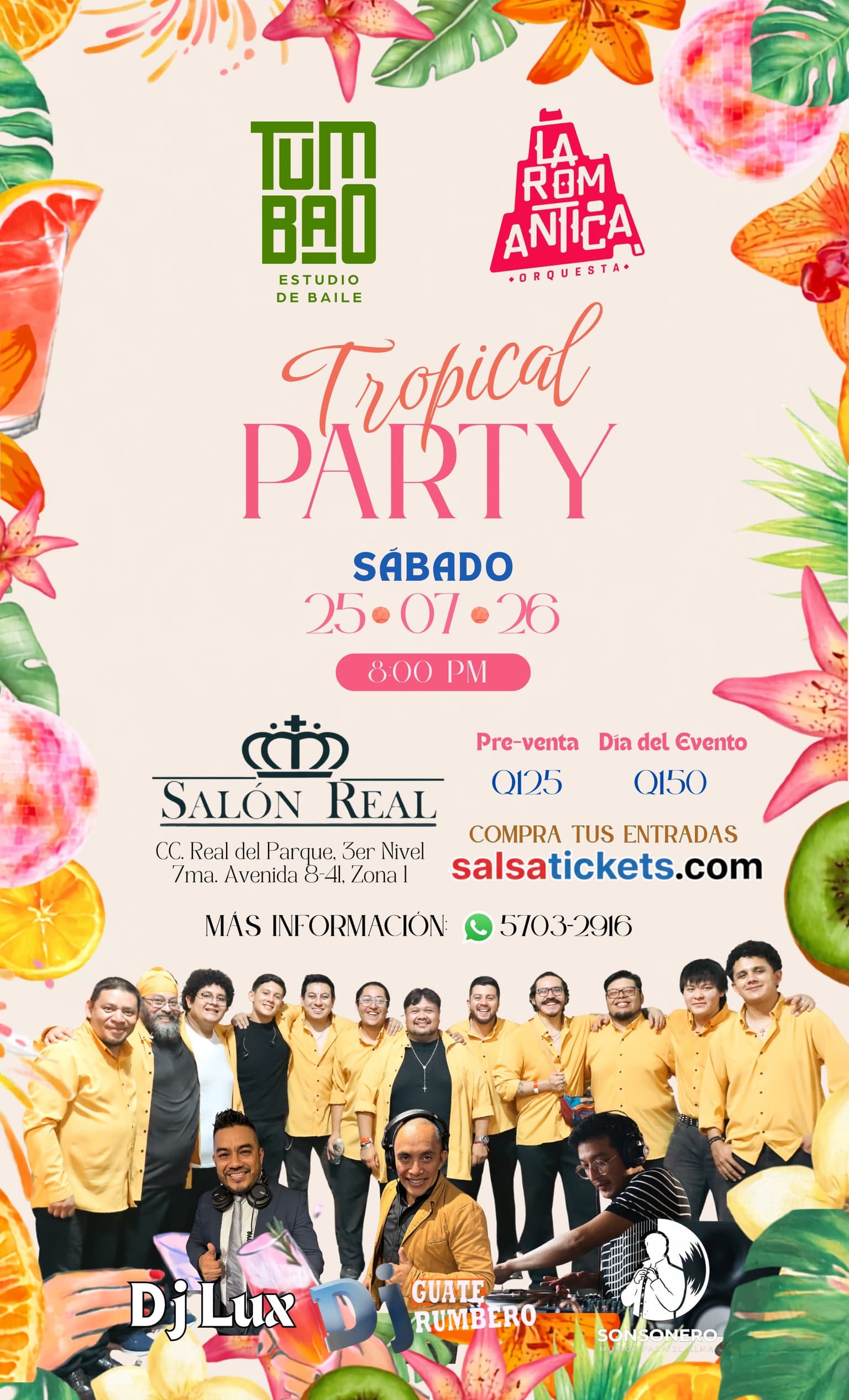 Tropical Party: Aniversario Tumbao y La Romántica